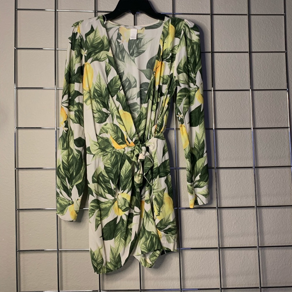 Floral Shorts Romper